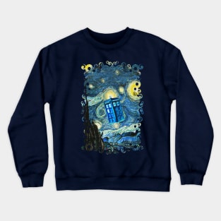 Soaring Blue Phone box Crewneck Sweatshirt